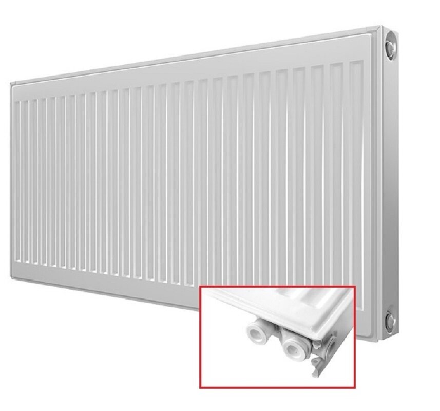 Изображение товара Радиатор панельный Royal Thermo Ventil Compact VC22-500-500 белый с нижним подключением
