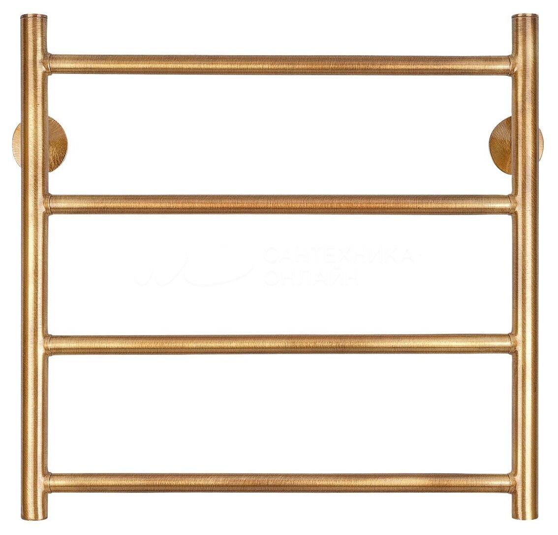 Изображение товара Полотенцесушитель водяной Secado Триада 1, 4603777458744, 60 x 50, ширина 63.2 см, высота 56.5 см, бронза