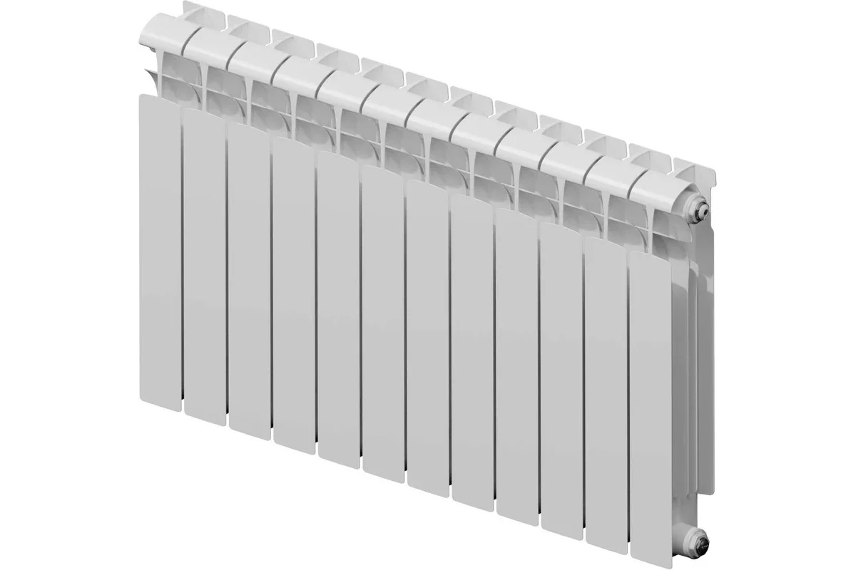 Изображение товара Биметаллический радиатор Rifar Ecobuild 500, 12 секций боковое подключение