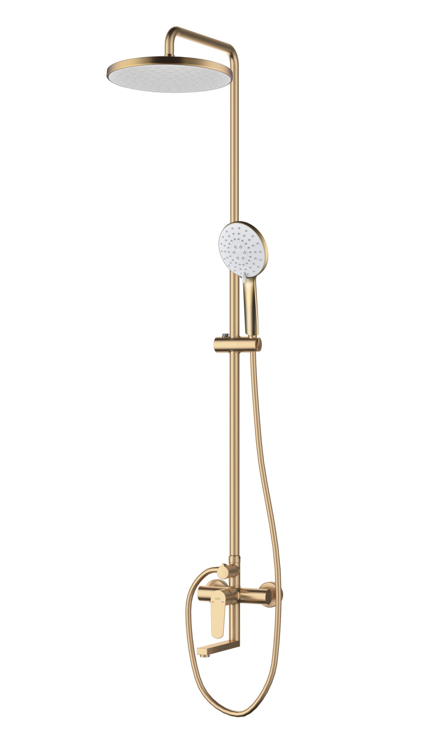 Изображение товара Душевая система D&K Bayern.München DA1563707B18, матовое золото