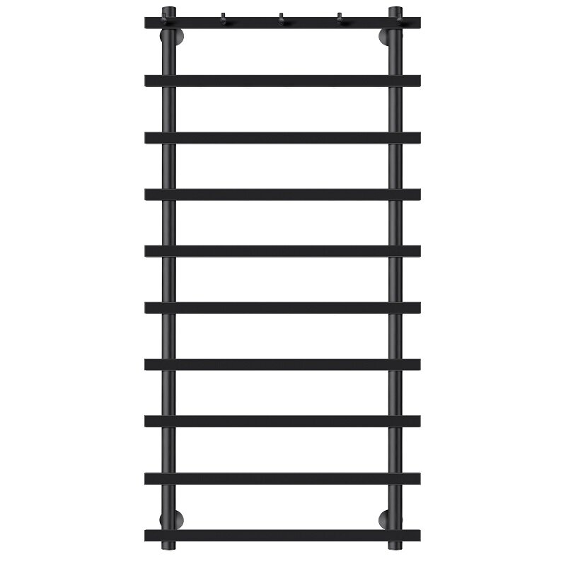 Изображение товара Полотенцесушитель Secado Понтида 1 К - водяной, лесенка, нержавеющая сталь, черный матовый, 60x120