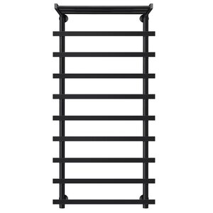 Изображение товара Полотенцесушитель водяной Secado Понтида 1 СП, 4673739227404, ширина 60 см, высота 120 см, с полкой, черный матовый, 120x50x60
