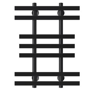 Изображение товара Полотенцесушитель водяной Secado Понтида 2, 4673739227565, ширина 60 см, высота 80 см, черный матовый, 80x20x60