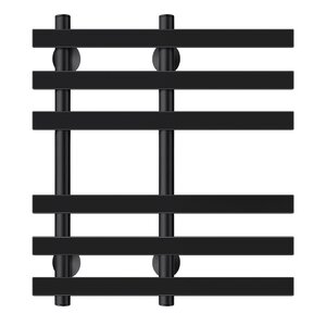 Изображение товара Полотенцесушитель водяной Secado Понтида 3, 4673739227602, ширина 50 см, высота 60 см, черный матовый, 60x20x50