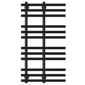 Изображение товара Полотенцесушитель водяной Secado Понтида 3, 4673739227688, ширина 70 см, высота 100 см, черный матовый, 100x20x70