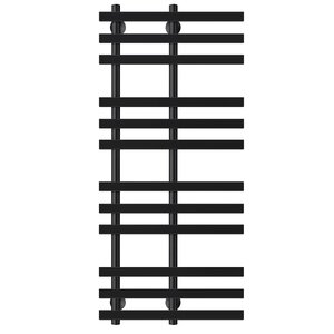 Изображение товара Полотенцесушитель водяной Secado Понтида 3, 4673739227695, ширина 50 см, высота 120 см, черный матовый, 120x20x50