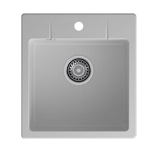 Изображение товара Кухонная мойка GranFest GF-Urban 245 серый из искусственного камня 45х49 см