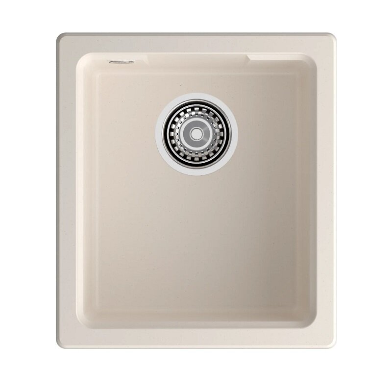 Изображение товара Кухонная мойка из искусственного камня GranFest GF-Urban 4540 белая 40 х 45 см