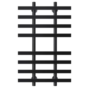 Изображение товара Полотенцесушитель водяной Secado Понтида 4, 4673739227756, ширина 50 см, высота 80 см, черный матовый, 80x20x50