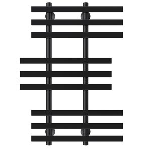 Изображение товара Полотенцесушитель водяной Secado Понтида 6, 4673739227886, ширина 60 см, высота 80 см, черный матовый, 80x20x60