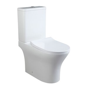 Изображение товара Напольный унитаз Ceruttispa Bernina CT10815 безободковый, крышка микролифт, белый