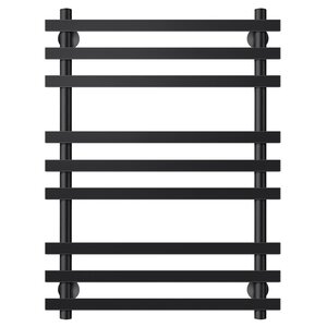 Изображение товара Полотенцесушитель водяной Secado Понтида плюс, 4673739228135, ширина 60 см, высота 80 см, черный матовый, 80x60x70