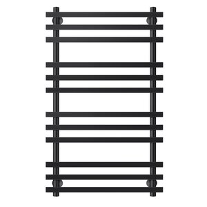 Изображение товара Полотенцесушитель водяной Secado Понтида плюс, 4673739228166, ширина 60 см, высота 100 см, черный матовый, 100x60x70