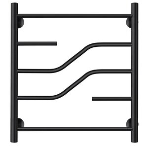 Изображение товара Полотенцесушитель водяной Secado Риволи, 4673739228210, ширина 50 см, высота 60 см, черный матовый