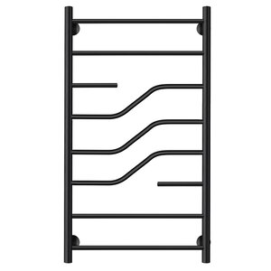 Изображение товара Полотенцесушитель водяной Secado Риволи, 4673739228272, ширина 50 см, высота 100 см, черный матовый