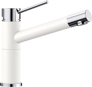 Изображение товара Компактный кухонный смеситель Blanco Alta Compact 515317 хром/белый