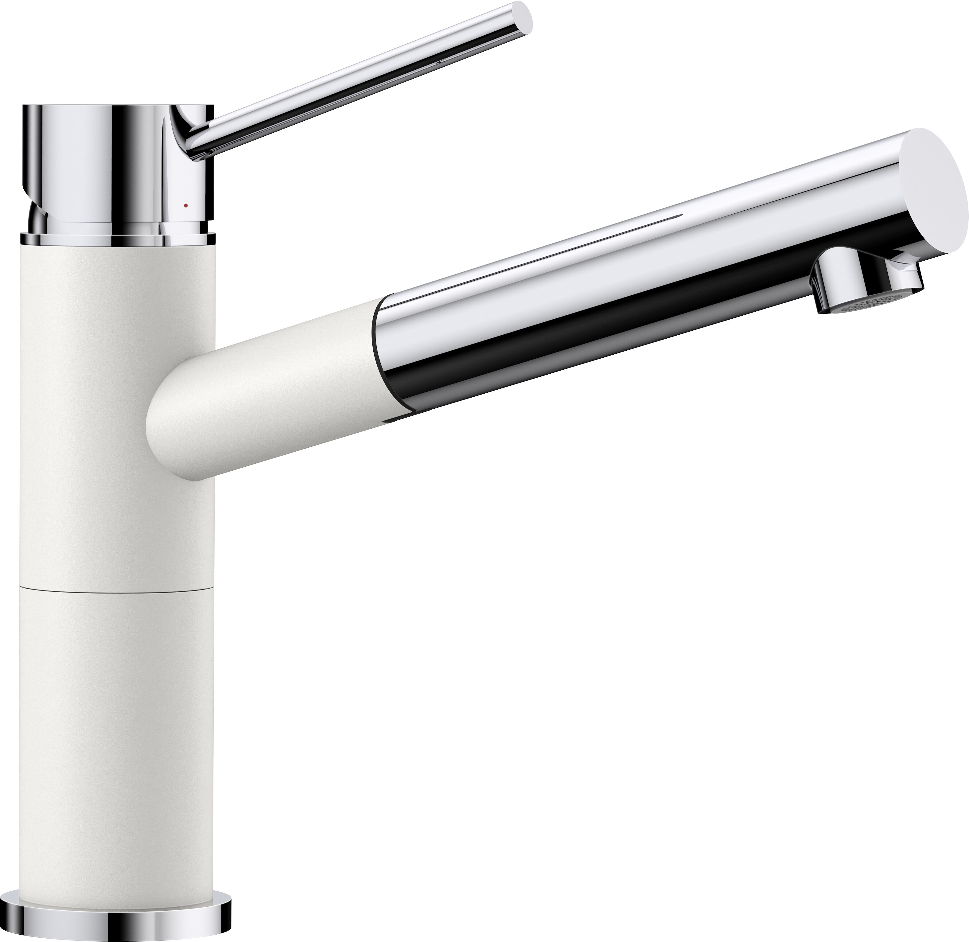 Изображение товара Смеситель Blanco Alta-S Compact 515327 хром / белый