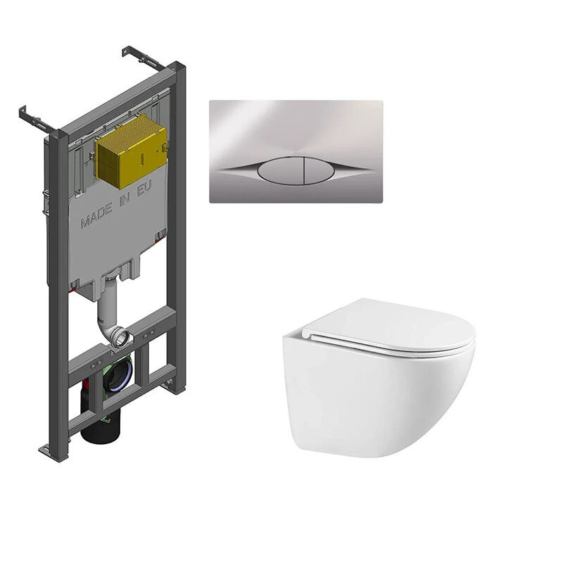 Изображение товара Инсталляция Jacob Delafon для подвесного безободкового унитаза Vincea Bien VT1-51T