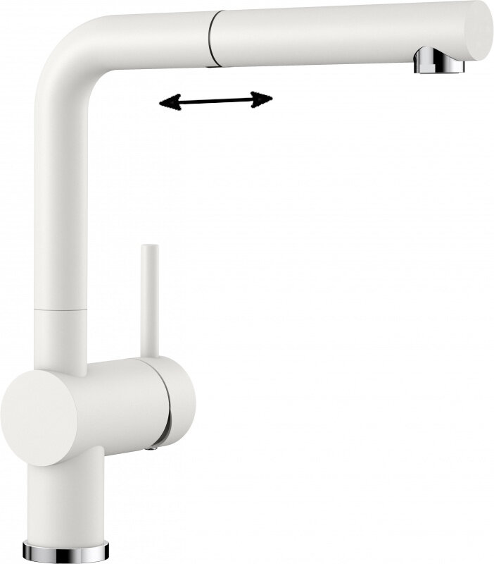 Изображение товара Смеситель для кухонной мойки Blanco Linus-S, гранит 516692 белый