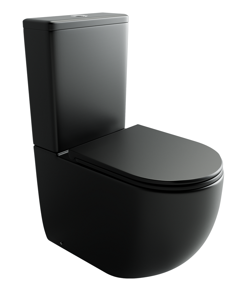 Изображение товара Современный безободковый напольный унитаз Ceramicanova Metropol CN4001T-BMB