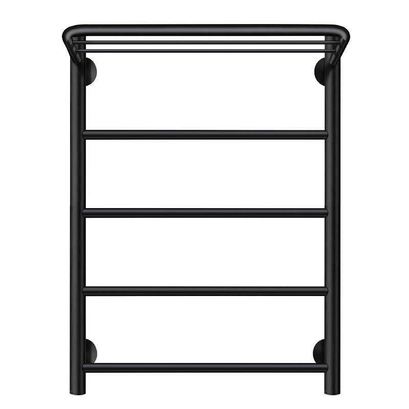 Изображение товара Водяной полотенцесушитель Secado Триада 1 СП 50x60 см с полкой черный матовый