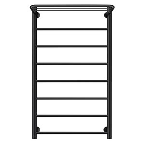 Изображение товара Полотенцесушитель водяной Secado Триада 1 СП, 4673739228753, ширина 50 см, высота 100 см, с полкой, черный матовый
