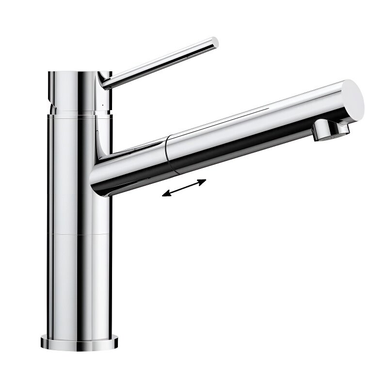 Изображение товара Смеситель Blanco Alta-S Compact с выдвижным изливом, хром