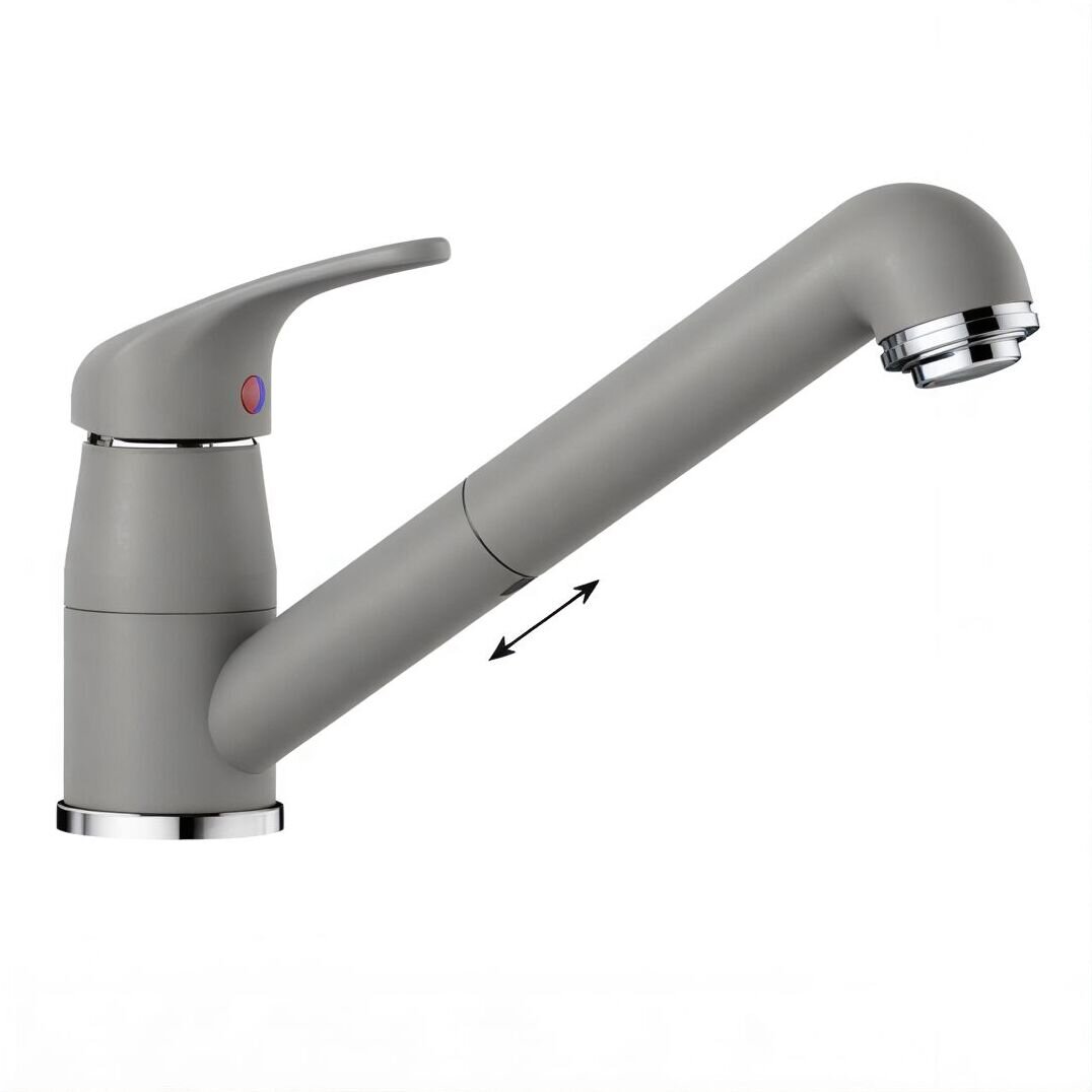 Изображение товара Кухонный смеситель Blanco Daras-S 524192 с выдвижным изливом