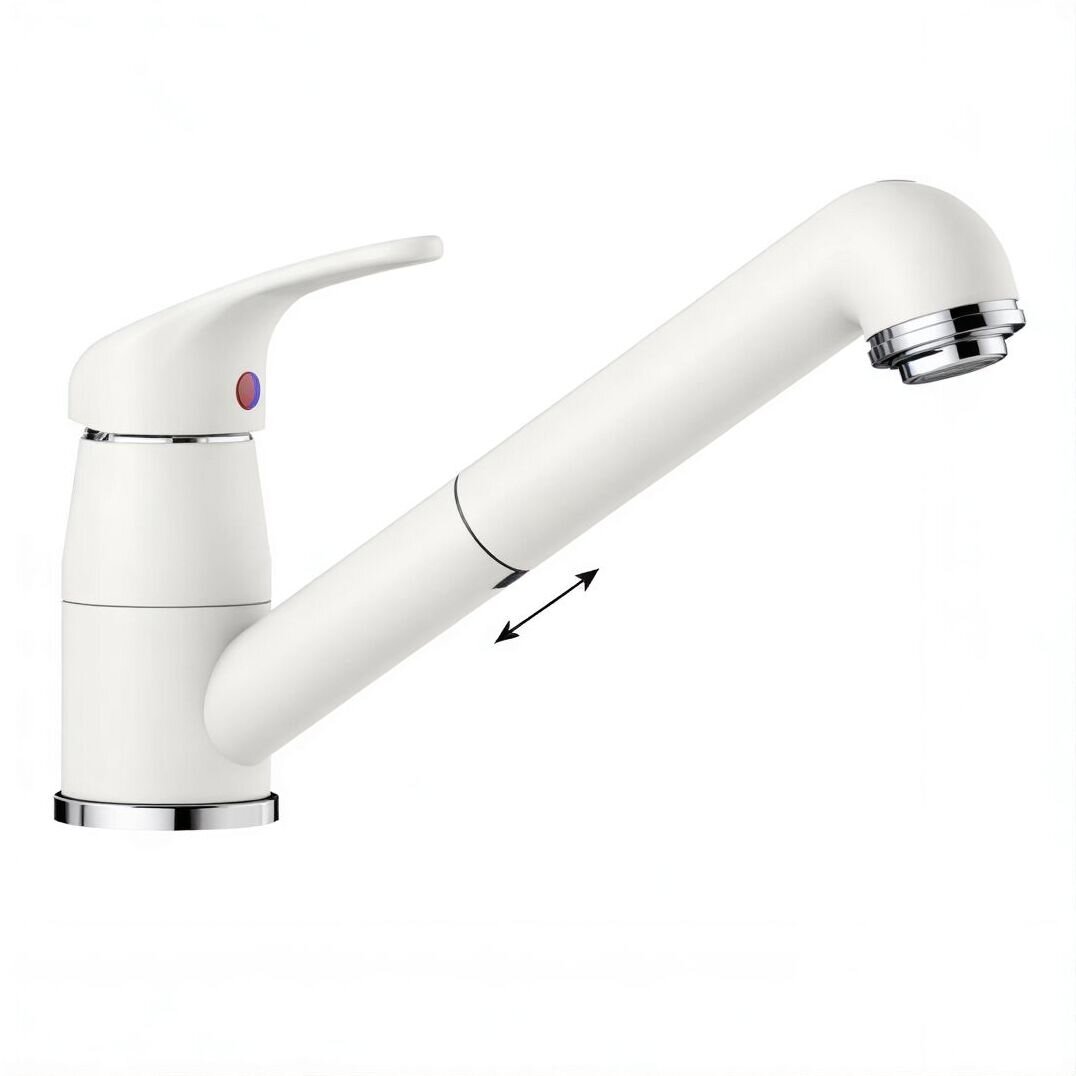 Изображение товара Смеситель Blanco Daras-S 524193 Однорычажный с выдвижным изливом