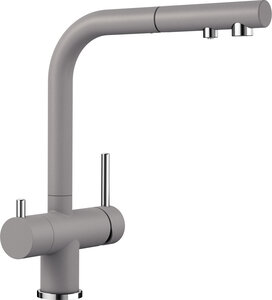 Изображение товара Смеситель для кухни Blanco Silgranit  Fontas II 525140 под фильтр питьевой воды, алюметаллик