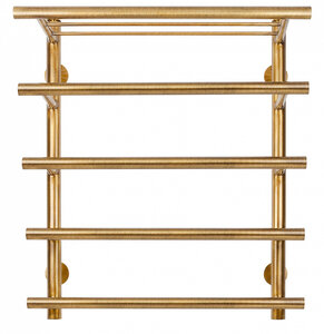 Изображение товара Полотенцесушитель водяной Secado Турин 6, 4673739250280, 40 x 60, ширина 50 см, высота 60 см, бронза, 60x40x50