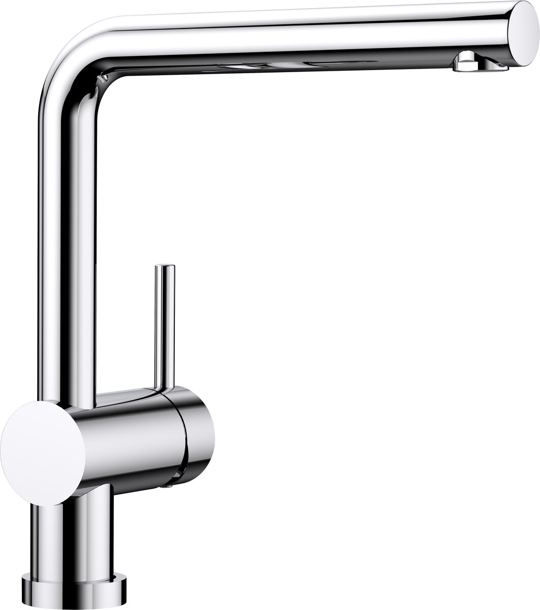 Изображение товара Смеситель для кухонной мойки Blanco Linus-F 514025 хром однорычажный вращающийся излив