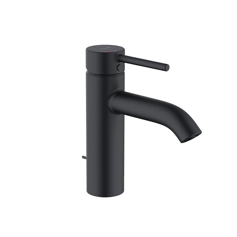 Изображение товара Смеситель Kludi Bozz 382933976 с донным клапаном, черный матовый