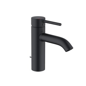 Изображение товара Смеситель для раковины Kludi Bozz 382933976, с донным клапаном, черный матовый