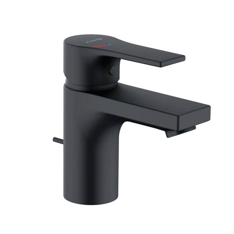 Изображение товара Смеситель для раковны Kludi Zenta Sl 482633965, с донным клапаном, черный матовый