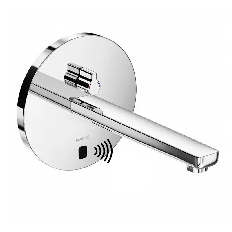 Изображение товара Смеситель для раковины Kludi Zenta E 3840105WR сенсорный хром