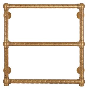 Изображение товара Полотенцесушитель водяной Secado Фалерони 1 Trenza, 4603777477424, 50 x 60, ширина 53.2 см, высота 60 см, бронза