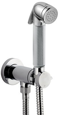 Изображение товара Гигиенический душ Bossini Nikita с хромом, однорычажный, Italian style