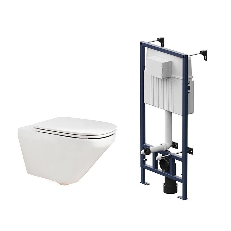 Изображение товара Инсталляция Am.Pm ProC для подвесного унитаза Jacob Delafon Modern Life с безободковой чашей