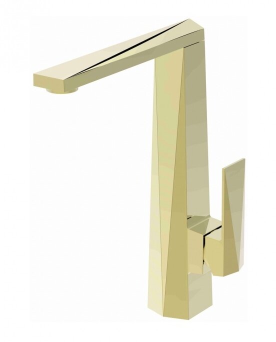Изображение товара Смеситель для кухонной мойки Bravat Iceberg F776110G-2 золото