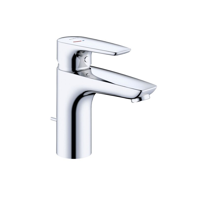 Изображение товара Смеситель для раковины Kludi Pure&Solid 342930575WR4, с донным клапаном, хром
