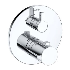 Изображение товара Смеситель для душа Kludi Nova Fonte Puristic 208850515, термостатический, на 1 потребителя, цвет хром