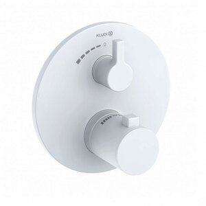 Изображение товара Смеситель для душа Kludi Nova Fonte Puristic 208855315 в белом матовом цвете