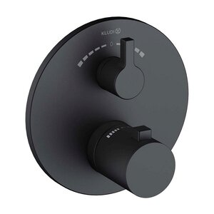 Изображение товара Смеситель для душа Kludi Nova Fonte Puristic 208103915 термостат черный матовый