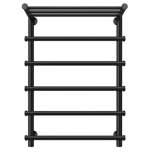 Изображение товара Полотенцесушитель водяной Secado Турин 1 СП черный матовый