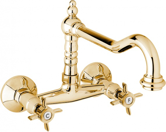 Изображение товара Смеситель Cezares LORD-LLP-03 для кухни, золото