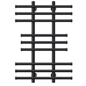 Изображение товара Полотенцесушитель водяной Secado Турин 2, 4673739229811, ширина 70 см, высота 100 см, черный матовый, 100x20x70