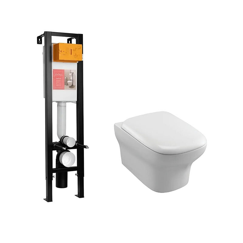 Изображение товара Инсталляция Jacob Delafon Vox с унитазом, микролифт, белый