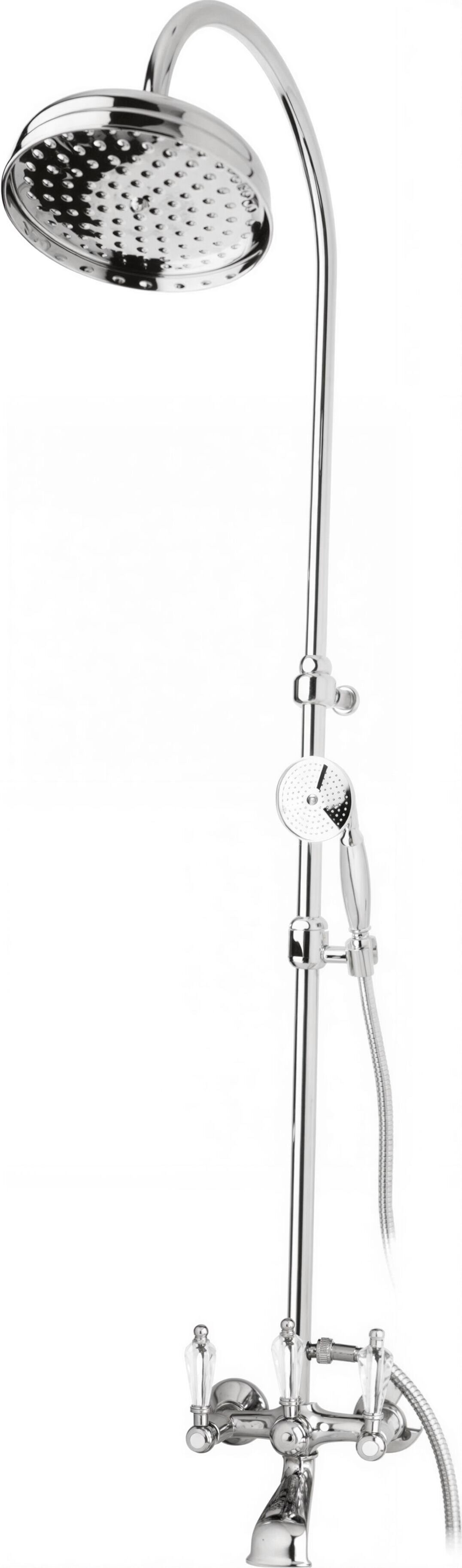 Изображение товара Душевая система Cezares DIAMOND-CVD-01-Sw с ручками Swarovski