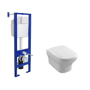 Изображение товара Инсталляция Berges Atom с безободковым унитазом Jacob Delafon Vox, сиденье микролифт, 040330/EDM102-00/E20142-00 Изображение товара Инсталляция Berges Atom с безободковым унитазом Jacob Delafon Vox, сиденье микролифт, 040330/EDM102-00/E20142-00